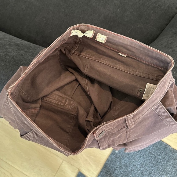 Anthropologie HEI Purple / Plum Low Rise Skinny Cargo Jeans - Size 31 - Picture 9 of 10